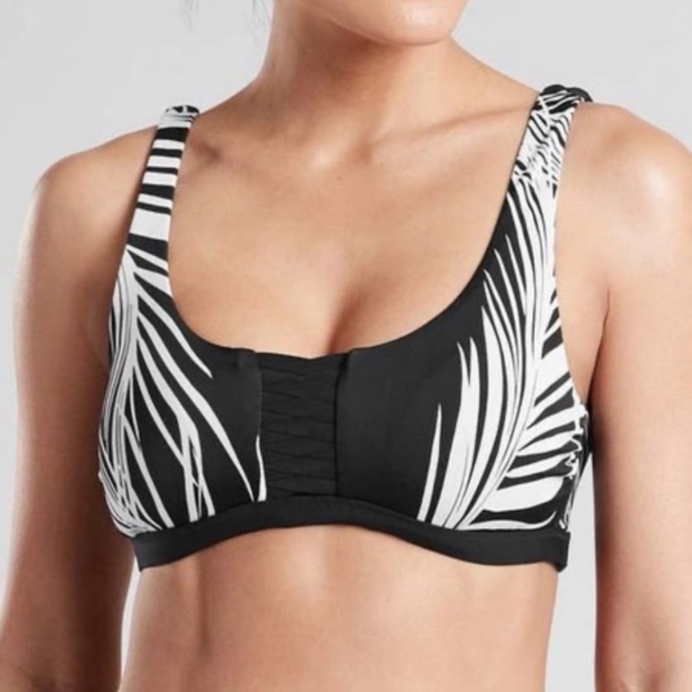 Athleta Adriata Retro Palm Bikini Top